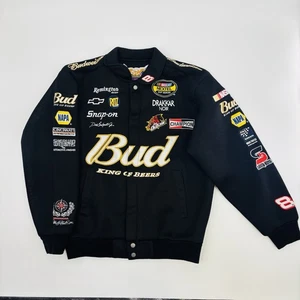 Giacca da corsa Budweiser X Dale Earnhardt Jr. NASCAR taglia Large serie Nextel Cup - Foto 1 di 9