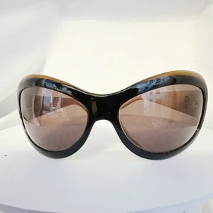 CHANEL Beige/Brown TearDrop Sunglasses with Case - Picture 1 of 10
