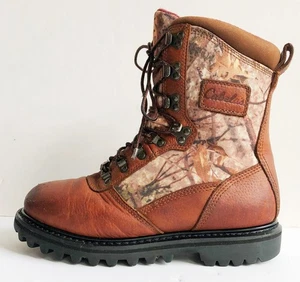 Cabela's Iron Ridge Leather Camo GORE-TEX Insulated Boots - Mens - 7 D - Picture 1 of 11