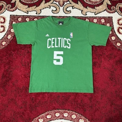 Camiseta verde vintage Y2K Adidas Kevin Garnett #5 Boston Celtics talla juvenil XL Foto 1 de 4