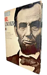 Meet Mr Lincoln Words and Pictures Hanser Hyatt 1960 HC Illustrated Biography - Picture 1 of 15