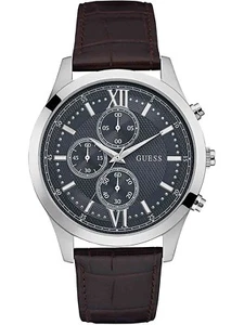 GUESS W0876G1,Men's Chronograph,Grey Dial,Stainless Steel Case,100m WR - Picture 1 of 2