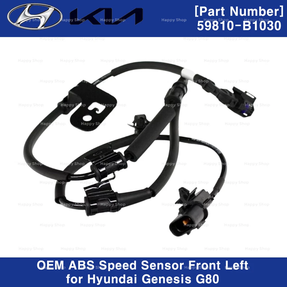 Sensor de velocidad ABS delantero izquierdo OEM 59810B1030 para Hyundai Genesis G80 2015-2020 Foto 1 de 3