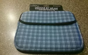 Milan Neoprene 10" Tablet Sleeve-Case for iPad-Extra Storage Pocket-New - Picture 1 of 8