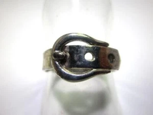 Silberfb. Ring als Gürtel mit Schnalle OM2002 - Picture 1 of 2