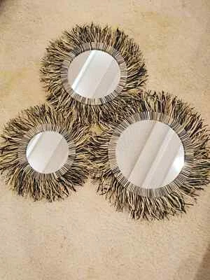 Марокканское зеркало, зеркальная стена Raffia, зеркало для ванной, зеркальный настенный декор - Изображение 1 из 4