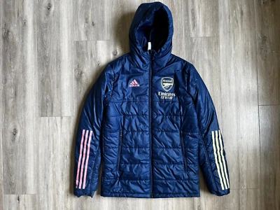 ARSENAL WINTER JACKET 2020/2021 FOOTBALL ADIDAS FQ6181 SOCCER ENGLAND size S - Image 1 of 4