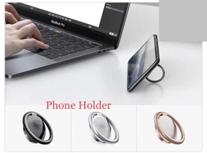 Phone Stand, Collapsible Finger Ring Holder 360 Rotating Finger Ring Bracket - Picture 1 of 18