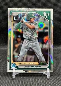 MYLES NAYLOR 2024 BOWMAN CHROM 1. LAVA-REFRAKTOR #'d/399 - Bild 1 von 2