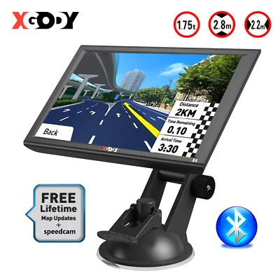 2025 XGODY 9 Zoll Navigationsgerät LKW Navi Bluetooth GPS Navigation EU Kart 16G - Bild 1 von 4