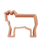 1 Large Pink Plastic Cookie Cutter Cow/Bovine/Farm Animal Boston ? 