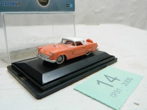 Oxford Diecast 1:87 Ford Thunderbird Sunset Coral/Coloniel Blanco 87TH56001 - Imagen 1 de 5