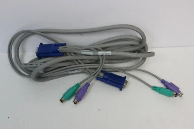 IBM 94G7447 34-2002 12" CABLE KVM CABLE CONSOLA NETBAY MONITOR TECLADO RATÓN Foto 1 de 3