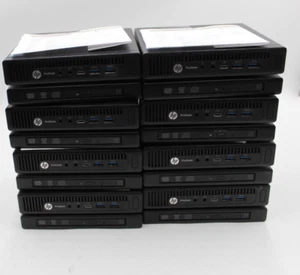 (8) Lotto PC HP ProDesk 600 G2 DM 128 GB SSD 16 GB RAM i5-6500T Windows 10 Pro - Foto 1 di 4