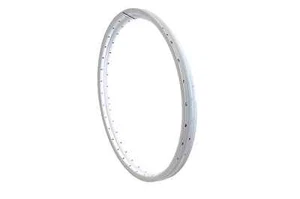 PAIR (2) MTB BIKE WHEEL RIMS RIGIDA RIVAL FOR DISC BRAKES 26” (559 x 19c) WHITE - Picture 1 of 3