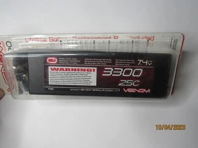 LiPo Battery by Venom Power 3300 25c 7.4v 1556 NEW - Image 1 of 4