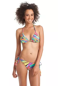 NWT Sz 8 Trina Turk Viva La Vida Slider Top & Side Tie Bottom - Picture 1 of 2