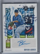 2020 Panini Diamond Kings DK Material Signature Bryan Abreu Auto Masterpiece 1/1