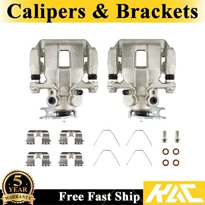 Pinzas y soportes de freno traseros 2 piezas para Acura TL 1999-2008; Honda Element 03-11 Foto 1 de 4