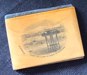 Antik Mauchline Ware (St. Malo) Nadeletui & Stiftkissen Nähen Neuheit - Bild 1 von 6