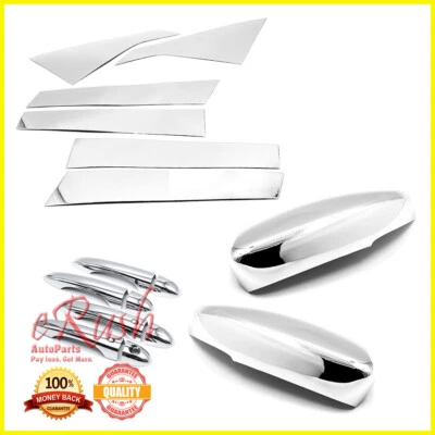 Combo pilar de puerta + espejo + juego de cubiertas de manija para Chrysler 200 2015 2016 2017 Foto 1 de 2