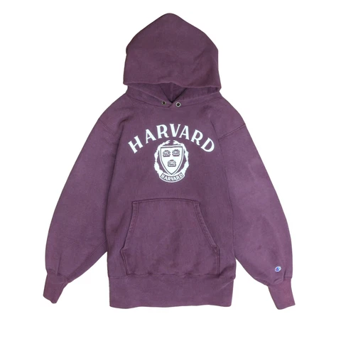 Vintage Harvard Crimson Champion Reverse Weave Sweatshirt Hoodie Medium 90s NCAA Cover