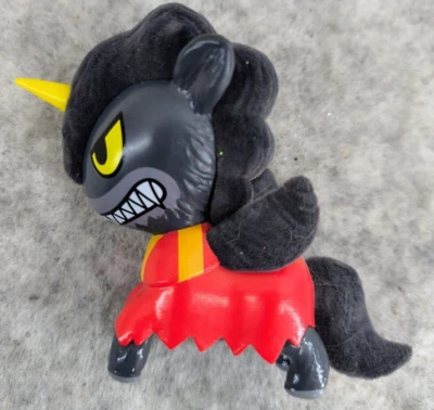 Tokidoki  Vinyl unicorn figure After Dark Werewolf flocked - Image 1 of 2
