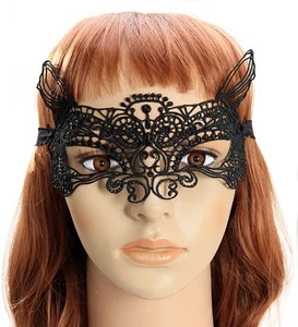 Venetian Filigree Masquerade Ball Mask Creepy Scary Party Fancy Dress Halloween - Picture 1 of 23