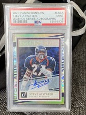 2020 DONRUSS THE LEGENDS SERIES AUTOGRAPHS STEVE ATWATER #09/10-PSA 9 MINT 1/1