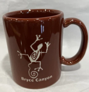 Bryce Canyon NATIONAL PARK Utah Brown Ceramic Coffee Mug Travel Glyph Souvenir - Picture 1 of 7