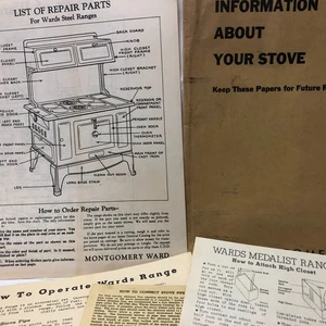 Vintage Advertising Wards Medalist Range Stove Pamphlet - Picture 1 of 24