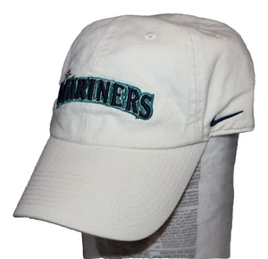 SEATTLE MARINERS NIKE HAT GENUINE MLB EMBROIDERED ADJUSTABLE BASEBALL CAP *READ* - Picture 1 of 8