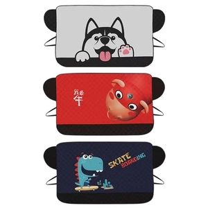 Thicken Heat-insulating Cover Cartoon Snow Cloth Cover Car Accessories Winter - Picture 1 of 7
