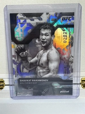 Shavkat Rakhmonov Monochrome Insert SSP - 2025 Topps Finest UFC #MC-7 Case Hit! - Image 1 of 2