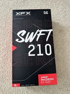XFX AMD Radeon RX 7600 Speedster SWFT210 8GB GDDR6 Gaming Graphics Card - Picture 1 of 4