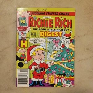 Richie Rich Digest Magazine #5, 1987, High Grade, VF to NM, Newsstand Edition! - Picture 1 of 2