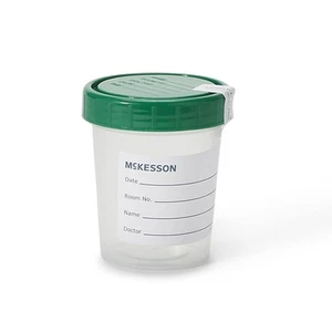 McKesson Specimen Cups with Lids, Urine/Pee Cups, Sample Containers, Leak... - Picture 1 of 5