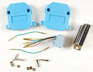 DB25 Female to RJ11 6 Wire with 2 extra Female Jumpers - QUANTITY OF 40 - Picture 1 of 4