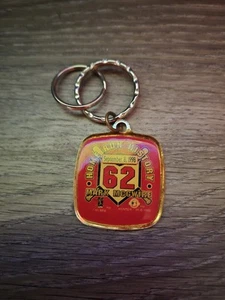 Mark Mcgwire Home Run History Key Chain 62 - Picture 1 of 2