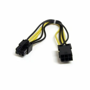 StarTech Express Power Extension 8" 6-pin cable - Afbeelding 1 van 1