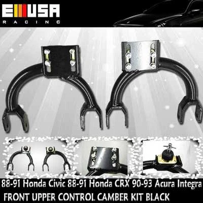  inclinación de control superior delantera para Honda Civic 1988-1991 1988-1991 CRX NEGRA Foto 1 de 4