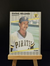 1989 Fleer - #201 Rafael Belliard PITTSBURGH PIRATES