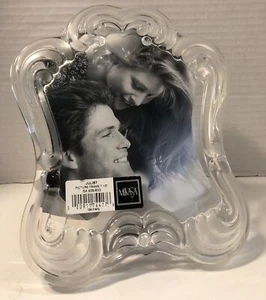 4x5 Mikasa Rosemont Herz Rahmen - Vintage Milchglas Bild Foto Display - Bild 1 von 12