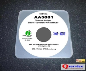 Tektronix TEK AA5001 AA-5001 AA 5001 Service - OPS hochauflösende Handbücher CD - Bild 1 von 1