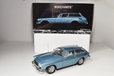 A75 1:18 MINICHAMPS 100 171610 VOLVO P1800 ES P 1800 1971 BLU MIB MOLTO RARO! - Immagine 1 di 4