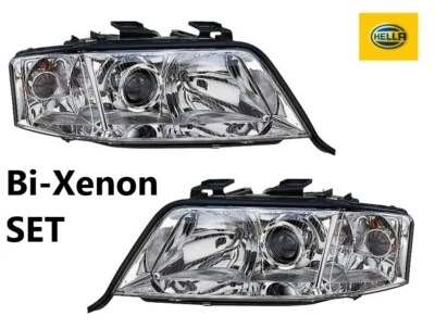 SET HELLA faros principales bi-xenón para Audi A6 C5 4B2 D2S H7 Facelift desde 06.01 - Imagen 1 de 4