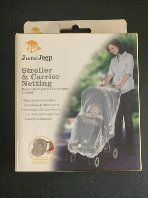 J is for Jeep Deluxe Stroller Weather Shield Netting Ventilation New - Image 1 of 3