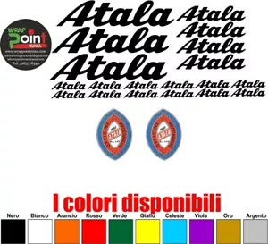 ADESIVI BICI ATALA PRESPAZIATI BICICLETTA 21 PEZZI con proprio nome marca 3M - Foto 1 di 1