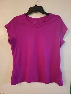 Champion DuoDry Rosa Mangas Gorra, Cuello Redondo Ropa Activa Top Para Mujer Talla XL  Foto 1 de 4