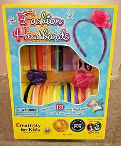 Fasce Moda Creative Kit 10 Cerchietti Unici in Raso con Accessori Sigillati - Foto 1 di 4